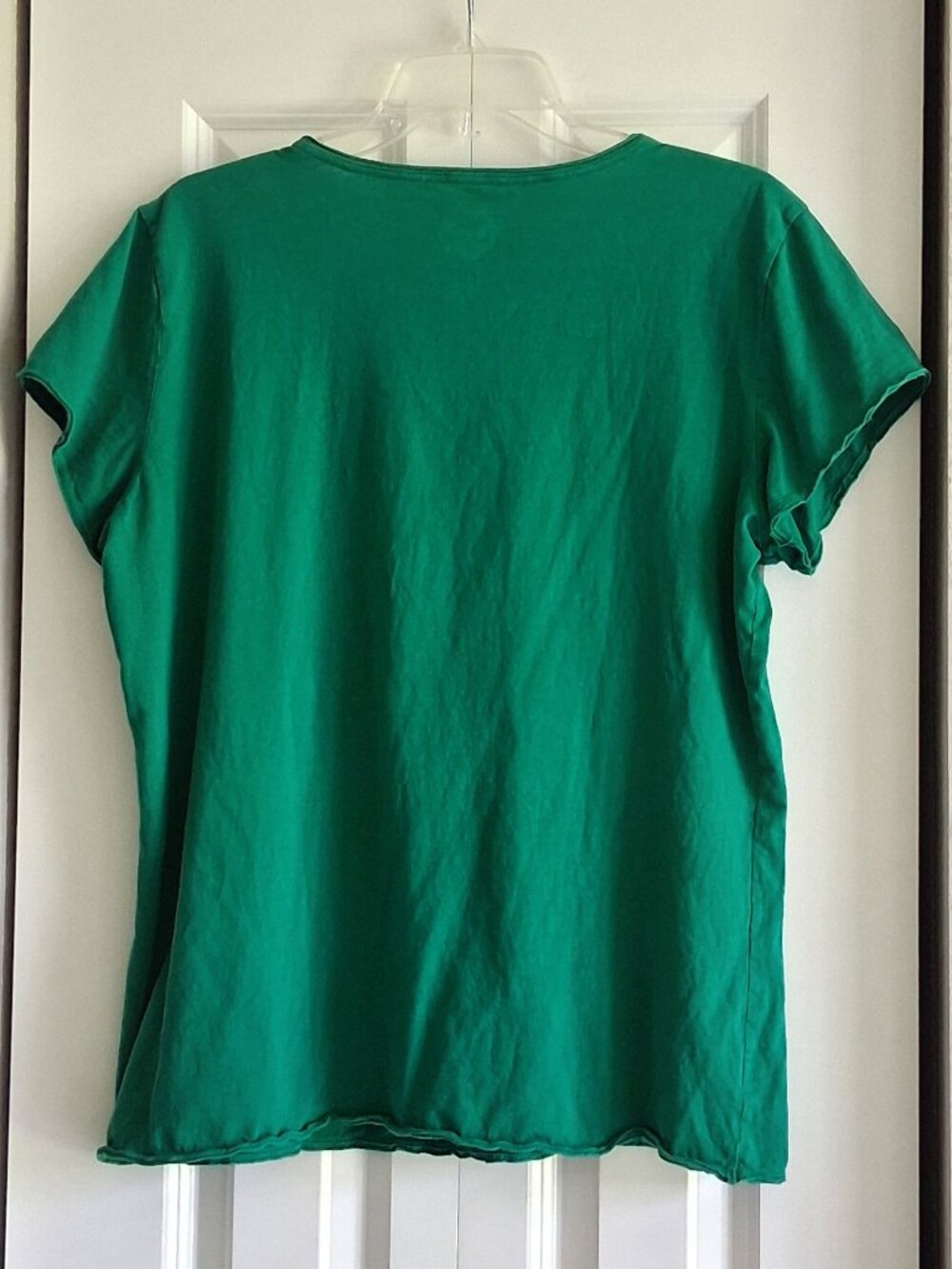 Life is Good Smooth Tee Short Sleeve Fish-Themed Green Tee Women's Size XL - Picture 6 of 11